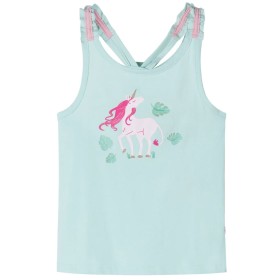 Hellmintgrünes Kinder-Tanktop 140 von , Kinder-T-Shirts - Ref: Foro24-10673, Preis: 8,46 €, Rabatt: %