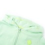 Sudadera infantil con capucha y cremallera verde brillante 128 de , Camisetas para niños - Ref: Foro24-11897, Precio: 13,65 €...