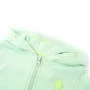 Sudadera infantil con capucha y cremallera verde brillante 128 de , Camisetas para niños - Ref: Foro24-11897, Precio: 15,89 €...