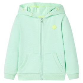 Sudadera infantil con capucha y cremallera verde brillante 104 de , Camisetas para niños - Ref: Foro24-11895, Precio: 13,65 €...