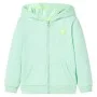 Sudadera infantil con capucha y cremallera verde brillante 104 de , Camisetas para niños - Ref: Foro24-11895, Precio: 13,50 €...