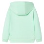 Hellgrüner Kinder-Kapuzenpullover mit Reißverschluss 104 von , Kinder-T-Shirts - Ref: Foro24-11895, Preis: 13,65 €, Rabatt: %