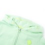 Hellgrüner Kinder-Kapuzenpullover mit Reißverschluss 104 von , Kinder-T-Shirts - Ref: Foro24-11895, Preis: 13,65 €, Rabatt: %
