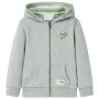 Sudadera infantil con capucha y cremallera caqui claro melange 92 de , Camisetas para niños - Ref: Foro24-11689, Precio: 13,5...