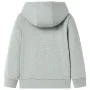 Sudadera infantil con capucha y cremallera caqui claro melange 92 de , Camisetas para niños - Ref: Foro24-11689, Precio: 13,5...
