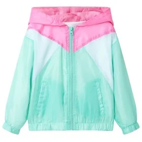 Kinderjacke mit Kapuze und mehrfarbigem Reißverschluss 116 von , Oberbekleidung für Kinder - Ref: Foro24-10826, Preis: 14,05 ...