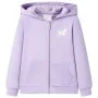 Fliederfarbenes Kapuzensweatshirt für Kinder 104 von , Kinder-T-Shirts - Ref: Foro24-10845, Preis: 18,69 €, Rabatt: %