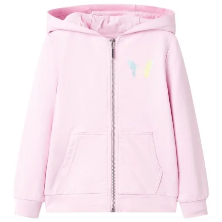 Sudadera infantil con capucha rosa claro 116 de , Camisetas para niños - Ref: Foro24-10851, Precio: 18,69 €, Descuento: %
