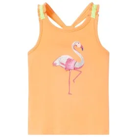 Orangefarbenes Kinder-Tanktop 116 von , Kinder-T-Shirts - Ref: Foro24-11146, Preis: 8,30 €, Rabatt: %