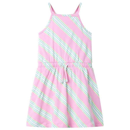Children's sleeveless dress with pink drawstring 116 by , Children's dresses - Ref: Foro24-11171, Price: 11,40 €, Discount: %