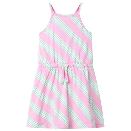 Ärmelloses Kinderkleid mit rosa Kordelzug 140 von , Kinderkleider - Ref: Foro24-11173, Preis: 11,40 €, Rabatt: %