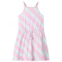 Ärmelloses Kinderkleid mit rosa Kordelzug 140 von , Kinderkleider - Ref: Foro24-11173, Preis: 11,29 €, Rabatt: %