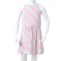 Ärmelloses Kinderkleid mit rosa Kordelzug 140 von , Kinderkleider - Ref: Foro24-11173, Preis: 11,29 €, Rabatt: %
