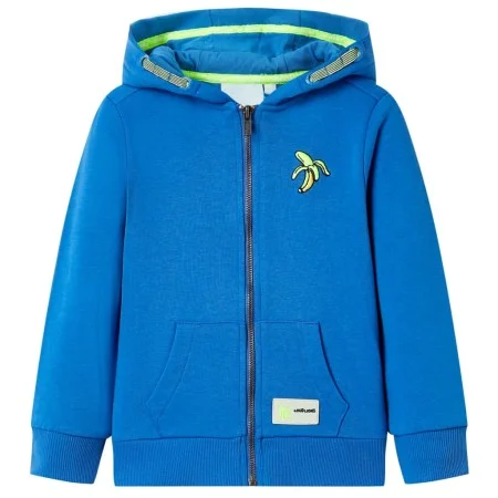 Children's blue zipper hooded sweatshirt 116 by , Kids T-shirts - Ref: Foro24-11696, Price: 13,56 €, Discount: %