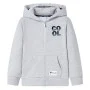 Grauer Kinder-Kapuzenpullover mit Reißverschluss 92 von , Kinder-T-Shirts - Ref: Foro24-12359, Preis: 12,91 €, Rabatt: %