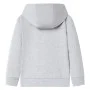 Grauer Kinder-Kapuzenpullover mit Reißverschluss 92 von , Kinder-T-Shirts - Ref: Foro24-12359, Preis: 12,91 €, Rabatt: %