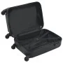 Maleta con ruedas trolley rígida negra ABS de vidaXL, Maletas - Ref: Foro24-91891, Precio: 61,04 €, Descuento: %