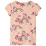 Pijama infantil de manga corta naranja claro 128 de , Pijamas de niños - Ref: Foro24-10447, Precio: 10,93 €, Descuento: %