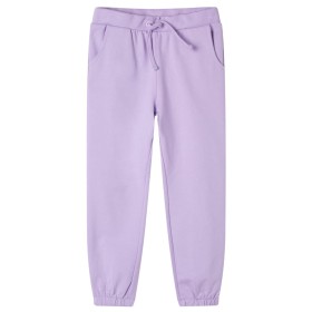 Pantalones de chándal infantiles color lila 128