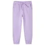 Pantalones de chándal infantiles color lila 104 de , Pantalones de niños - Ref: Foro24-10535, Precio: 11,70 €, Descuento: %