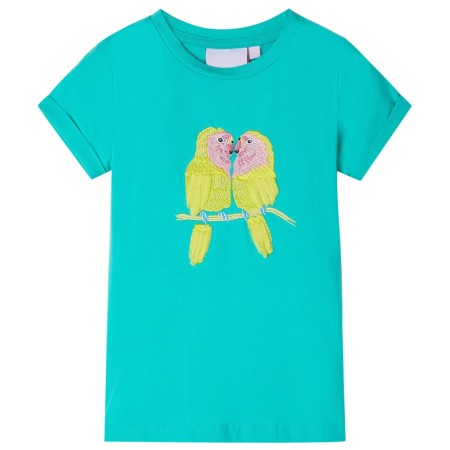 Mint green children's t-shirt 92 by , Kids T-shirts - Ref: Foro24-11209, Price: 8,39 €, Discount: %