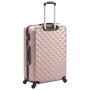 Starres Kofferset Trolley-Räder 3-teilig aus roségoldenem ABS von vidaXL, Koffer - Ref: Foro24-91888, Preis: 133,74 €, Rabatt: %