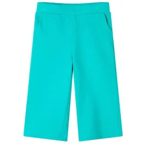 Pantalón infantil con perneras anchas verde menta 116 de , Pantalones de niños - Ref: Foro24-11041, Precio: 10,64 €, Descuent...