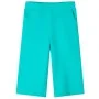 Pantalón infantil con perneras anchas verde menta 140 de , Pantalones de niños - Ref: Foro24-11043, Precio: 10,64 €, Descuent...