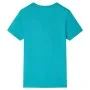 Kurzarm-T-Shirt für Kinder in dunklem Mintgrün 92 von , Kinder-T-Shirts - Ref: Foro24-11869, Preis: 8,19 €, Rabatt: %