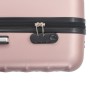 Starres Kofferset Trolley-Räder 3-teilig aus roségoldenem ABS von vidaXL, Koffer - Ref: Foro24-91888, Preis: 133,74 €, Rabatt: %