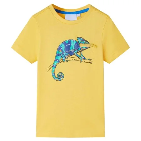 Children's short-sleeved t-shirt light ocher 92 by , Kids T-shirts - Ref: Foro24-12009, Price: 8,12 €, Discount: %