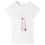 Camiseta infantil color crudo 116 de , Camisetas para niños - Ref: Foro24-11261, Precio: 8,19 €, Descuento: %
