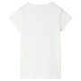 Ecrufarbenes Kinder-T-Shirt 116 von , Kinder-T-Shirts - Ref: Foro24-11261, Preis: 8,28 €, Rabatt: %