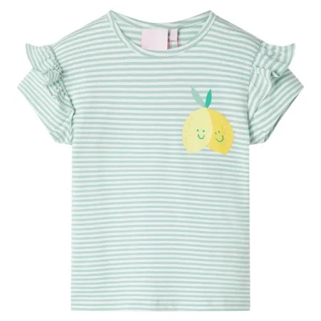 Camiseta infantil verde menta 140 de , Camisetas para niños - Ref: Foro24-11488, Precio: 8,32 €, Descuento: %