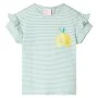 Camiseta infantil verde menta 140 de , Camisetas para niños - Ref: Foro24-11488, Precio: 8,32 €, Descuento: %