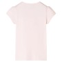 Zartrosa Kinder-T-Shirt 128 von , Kinder-T-Shirts - Ref: Foro24-11332, Preis: 8,66 €, Rabatt: %
