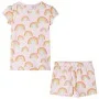 Pijama infantil de manga corta rosa suave 116 de , Pijamas de niños - Ref: Foro24-11401, Precio: 11,04 €, Descuento: %