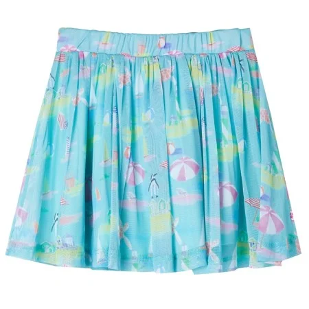 Falda plisada infantil color aguamarina claro 140 de , Pantalones de niños - Ref: Foro24-11448, Precio: 10,94 €, Descuento: %