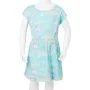 Vestido infantil color aguamarina claro 116 de , Vestidos de niños - Ref: Foro24-11441, Precio: 11,14 €, Descuento: %