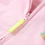 Children's pink zip-up hoodie 128 by , Kids T-shirts - Ref: Foro24-11567, Price: 16,17 €, Discount: %