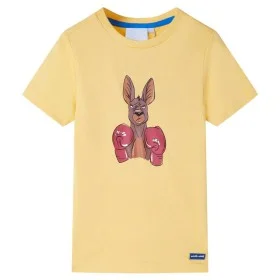 Kinder-Kurzarm-T-Shirt Gelb 140 von , Kinder-T-Shirts - Ref: Foro24-11883, Preis: 8,19 €, Rabatt: %