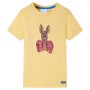 Kinder-Kurzarm-T-Shirt gelb 116 von , Kinder-T-Shirts - Ref: Foro24-11881, Preis: 8,28 €, Rabatt: %
