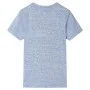 Kinder-Kurzarm-T-Shirt blau meliert 104 von , Kinder-T-Shirts - Ref: Foro24-12170, Preis: 8,19 €, Rabatt: %