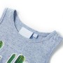 Blaues Melange-Tanktop für Kinder 116 von , Kinder-T-Shirts - Ref: Foro24-12496, Preis: 7,88 €, Rabatt: %