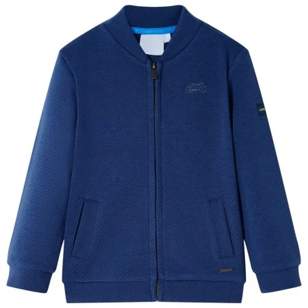 Marineblaues Kinder-Sweatshirt mit Reißverschluss 92 von , Kinder-T-Shirts - Ref: Foro24-12139, Preis: 12,12 €, Rabatt: %