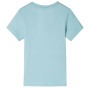Helles Aquamarin-Kinder-T-Shirt 128 von , Kinder-T-Shirts - Ref: Foro24-12262, Preis: 8,13 €, Rabatt: %