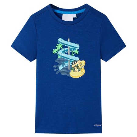 Dunkelblaues Kinder-T-Shirt 140 von , Kinder-T-Shirts - Ref: Foro24-12468, Preis: 8,07 €, Rabatt: %
