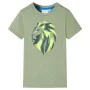 Camiseta infantil caqui claro 116 de , Camisetas para niños - Ref: Foro24-12126, Precio: 8,19 €, Descuento: %
