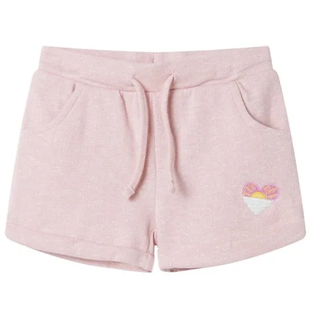 Children's shorts with mixed light pink drawstring 140 by , kids pants - Ref: Foro24-10968, Price: 10,50 €, Discount: %