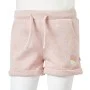 Children's shorts with mixed light pink drawstring 140 by , kids pants - Ref: Foro24-10968, Price: 10,50 €, Discount: %
